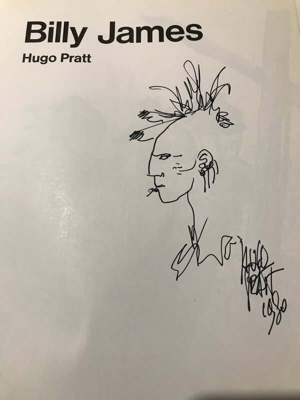 Billy james by Hugo Pratt - Sketch