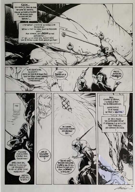 For sale - Alex Alice, Le troisieme testament - Comic Strip For sale - Alex Alice, Le troisieme testament - Comic Strip