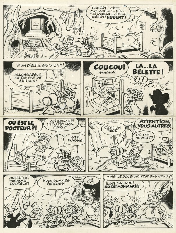 Raymond Macherot, Paul Deliège, Sibyline et les cravates noires - Comic Strip