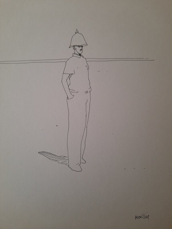 Major Fatal by Moebius - Sketch