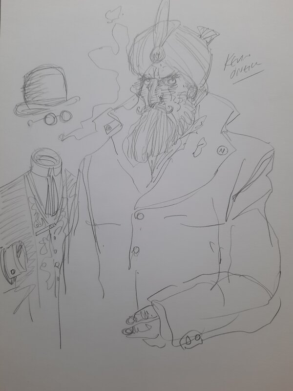 Kevin O'Neill, League of extraordinary Gentlemen (Nemo & Invisible Man) - Sketch