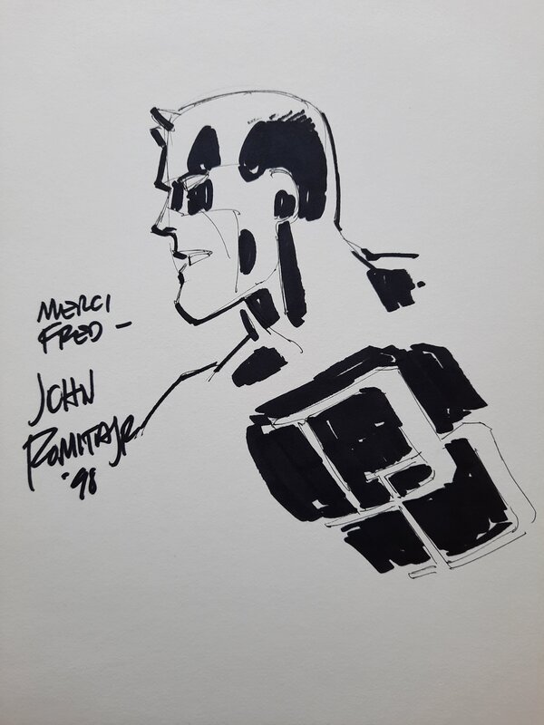 Daredevil by John Romita Jr. - Sketch