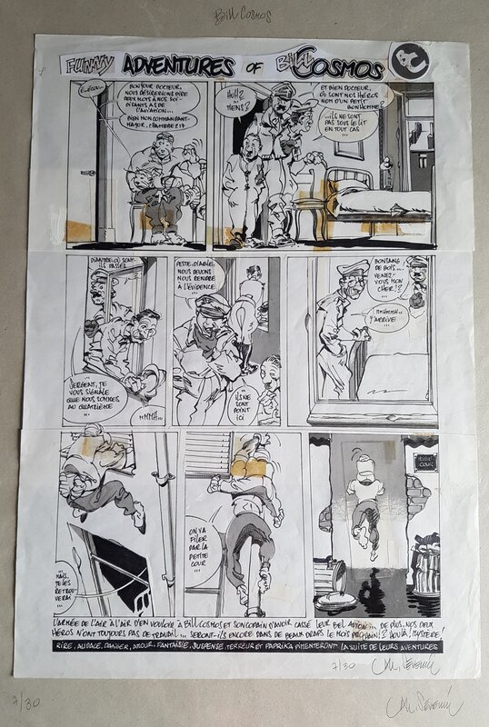 Al Severin, Bill Cosmos, planche - Planche originale