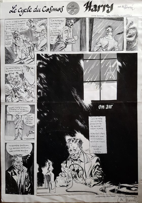 Al Severin, Harry sauve la planète - planche - Planche originale