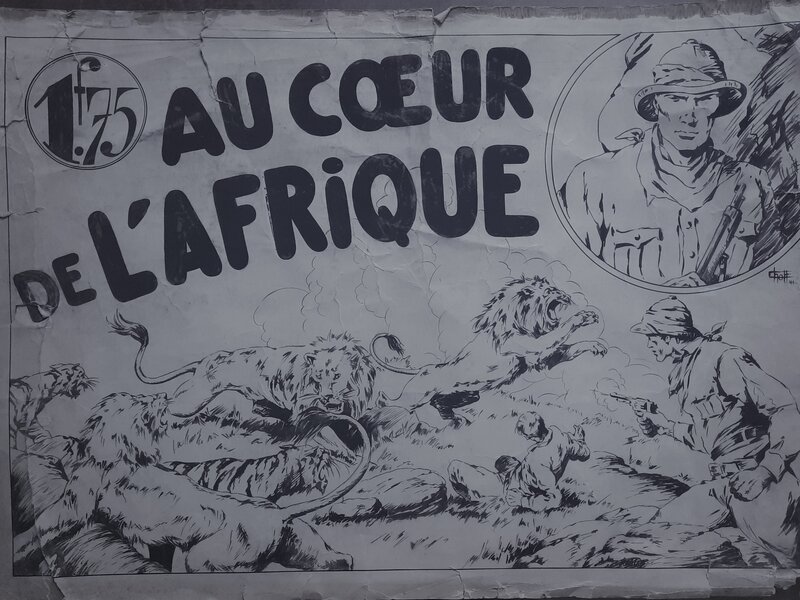 Chott, Au coeur de l'Afrique, 1941 - Couverture originale