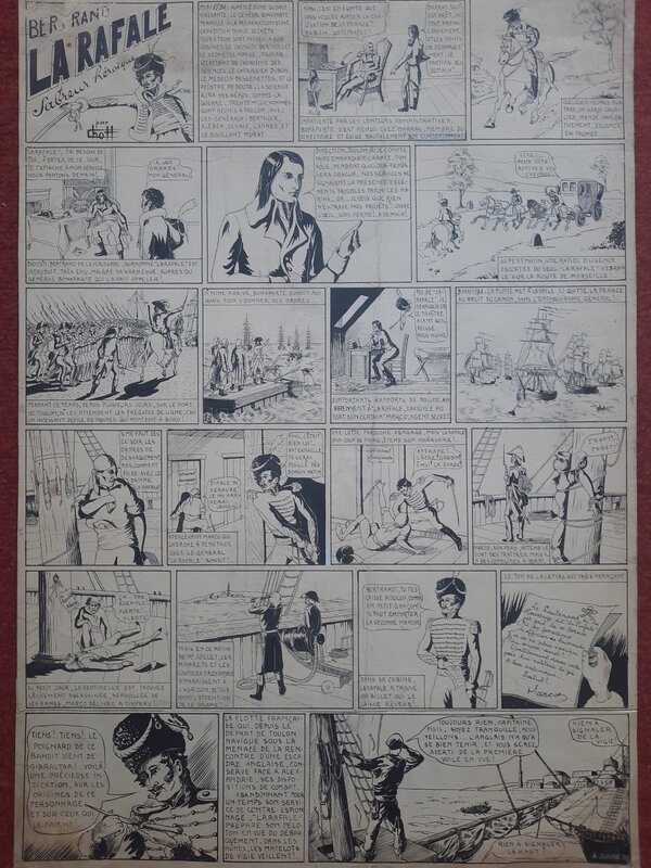 Chott, Bertrand La Rafale, 1941 - Comic Strip