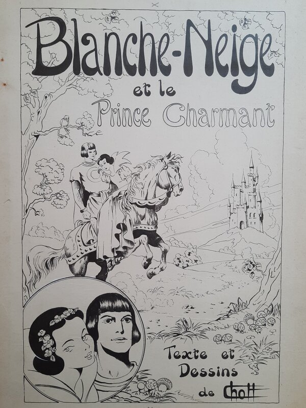 Chott, Blanche Neige et le Prince Charmant, 1942 - Couverture originale
