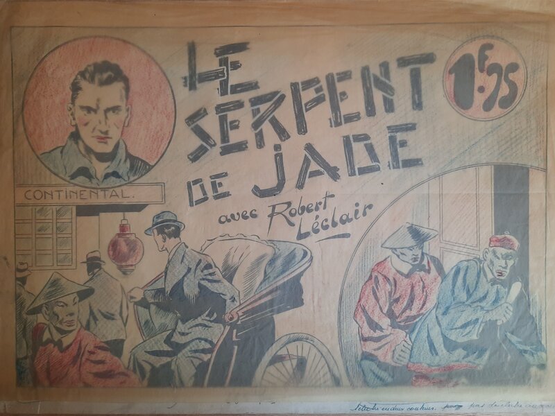 Chott, Le Serpent de Jade, 1942 - Couverture originale
