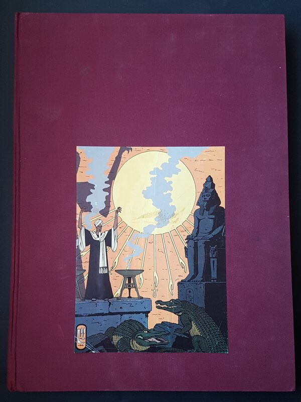 Edgar Pierre Jacobs, Blake et Mortimer - Le Mystère de la Grande Pyramide - Tome 2 - maquette originale - Œuvre originale