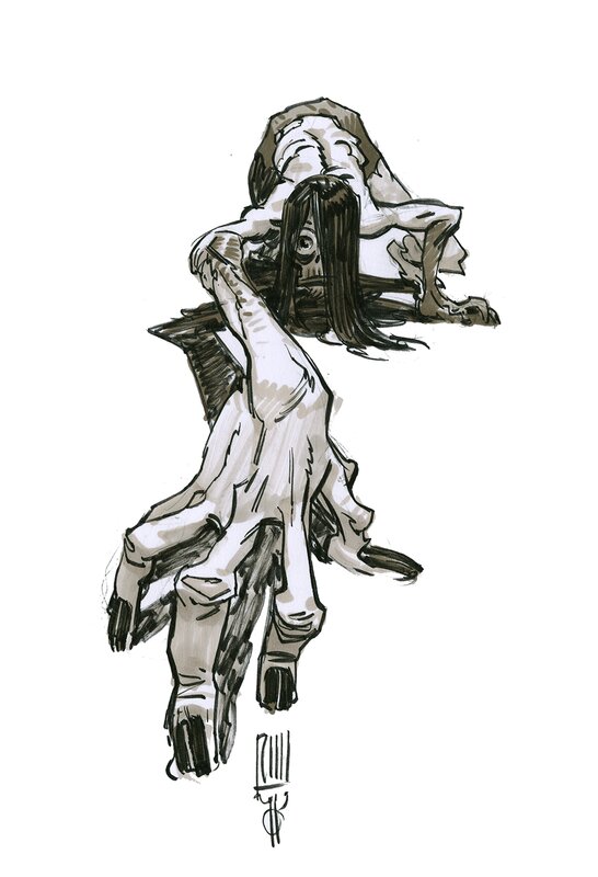 Gollum par Roberto Ricci - Illustration originale