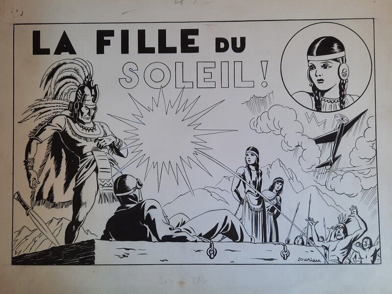 Jacques Souriau, La fille du Soleil, 1944 - Original Cover