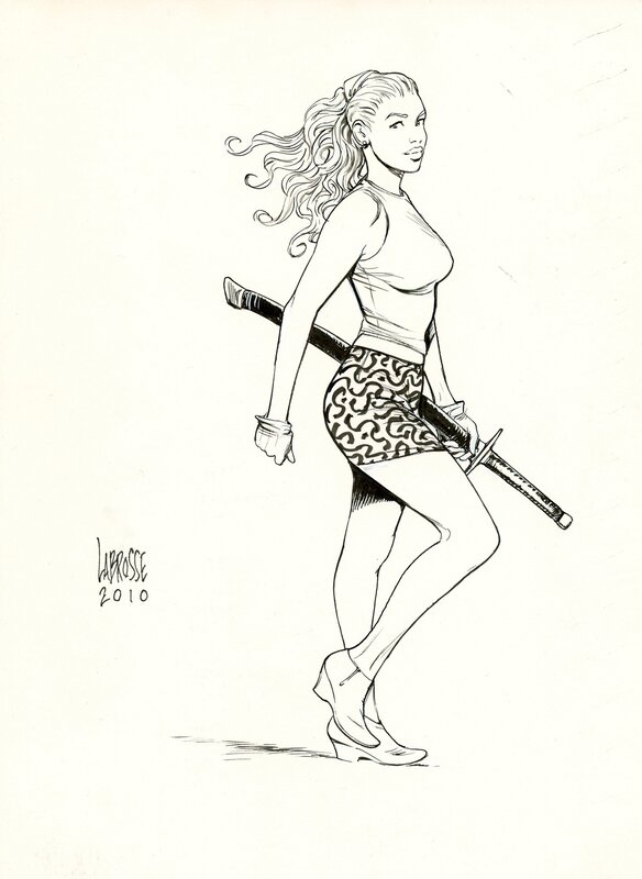 Moréa Katana by Thierry Labrosse - Original Illustration