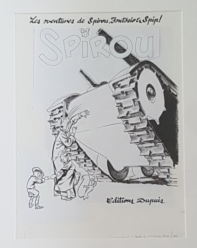 Al Severin, Spirou sous le manteau - couverture - Original Cover