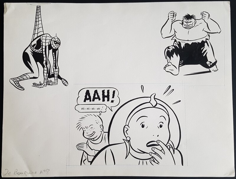 Yves Chaland, Kidnapping en Teletrans - Je bouquine - planche - Comic Strip