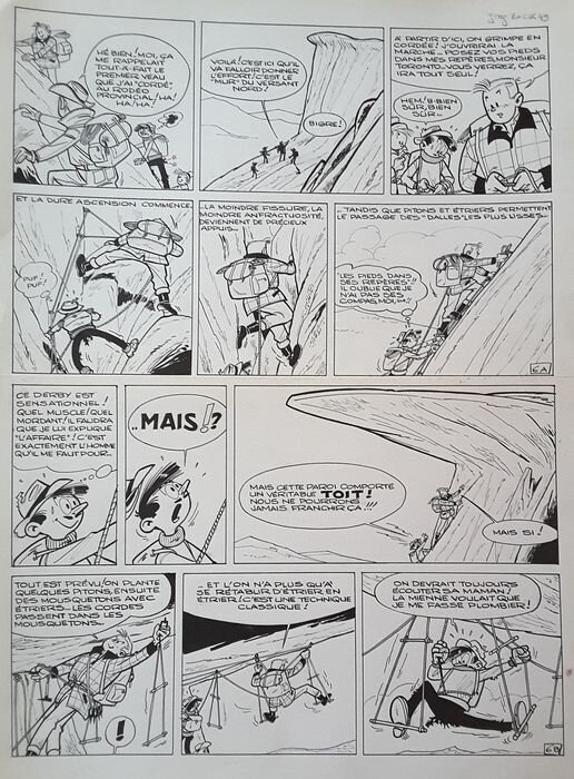 Greg - Rock Derby - Planche originale