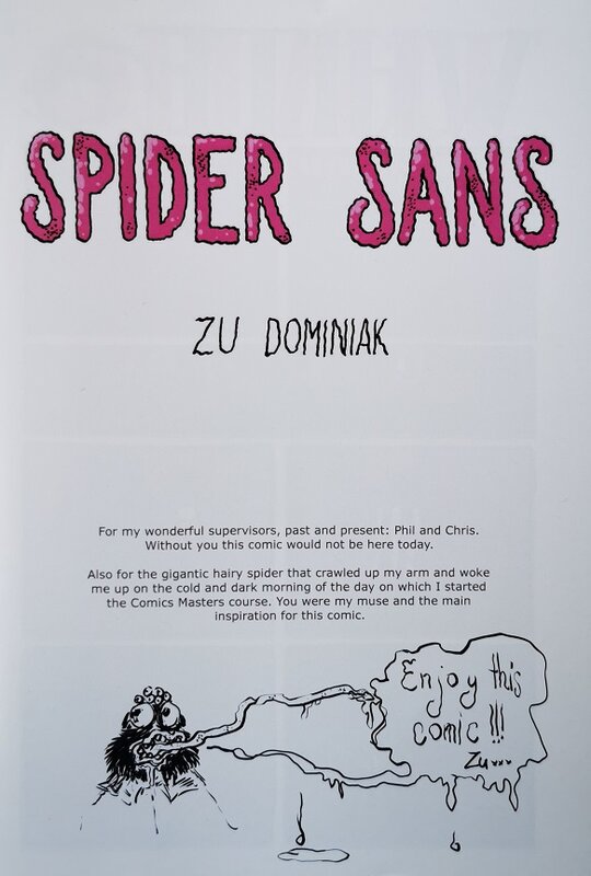 SPIDER SANS par Zu Dominiak - Dédicace