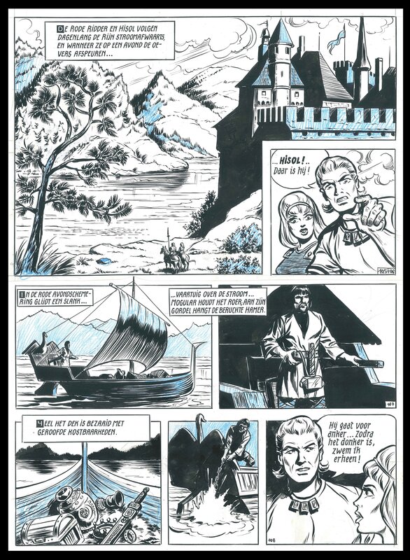 Karel Biddeloo, Willy Vandersteen, Rode Ridder 45 : De Hamer van Thor - Comic Strip