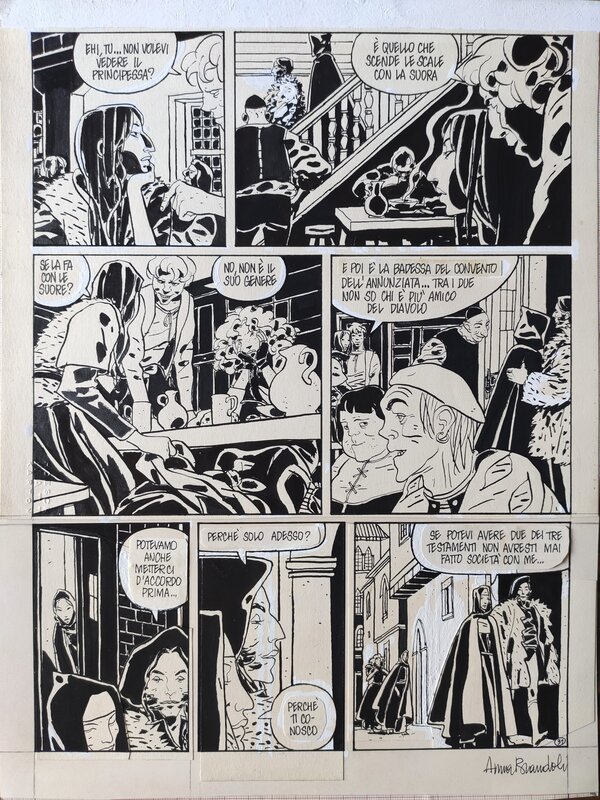 Anna Brandoli, Renato Queirolo, REBECCA et les Testaments de Saint Ambroise T.1 - pl.31 - Comic Strip