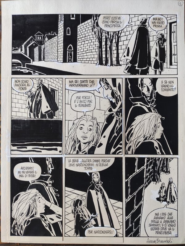 Anna Brandoli, Renato Queirolo, REBECCA et les Testaments de Saint Ambroise T.1 - pl.41 - Comic Strip