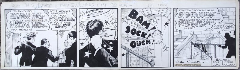 Al Capp, LIL'ABNER - Un strip de 1937 - Comic Strip