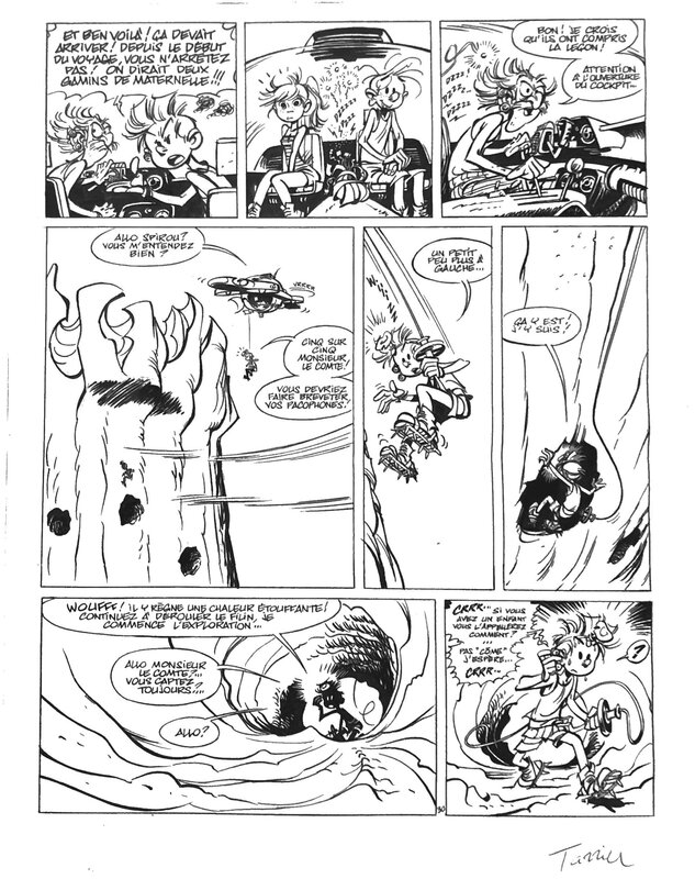 Fabrice Tarrin, Le Tombeau Des Champignac Spirou & Fantasio - Page 30 - Comic Strip