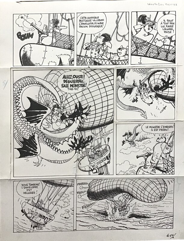 Marc Wasterlain, DOCTEUR POCHE T.5 - Dyptique 2/2 - pl.29 - Planche originale