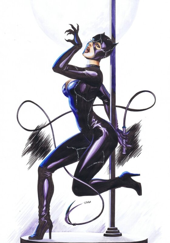 Catwoman par Novaes - Illustration originale