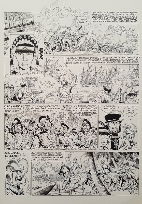 Jean-Yves Mitton, Quetzalcoatl tome 6 planche 14 - Comic Strip