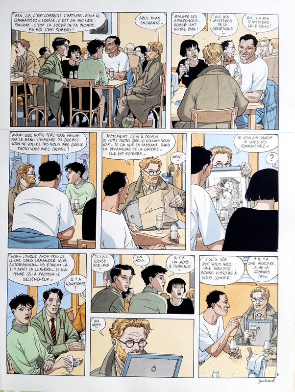 Après la pluie par André Juillard - Planche originale