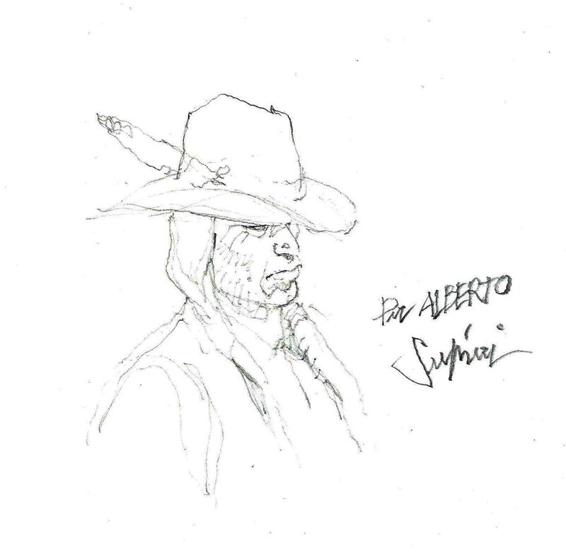 Paolo Eleuteri Serpieri, Tex, El heroe y La Leyenda - Sketch