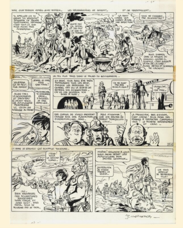 Alfovol by Jean-Claude Mézières - Comic Strip