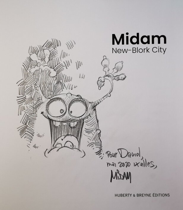 New-Blork City par Midam - Dédicace