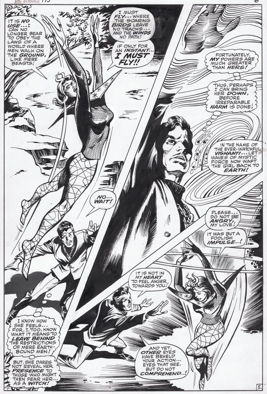 Gene Colan, Tom Palmer, 1968-12 Colan/Palmer: Doctor Strange #175 p05 - Planche originale