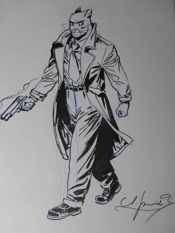 Blacksad by Juanjo Guarnido - Sketch