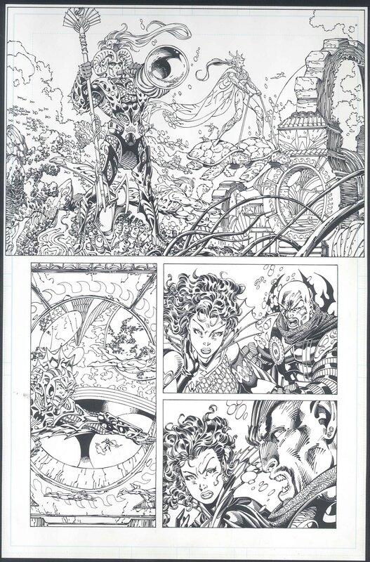 Fantastic Four #2 by Jim Lee, Scott Williams - Comic Strip