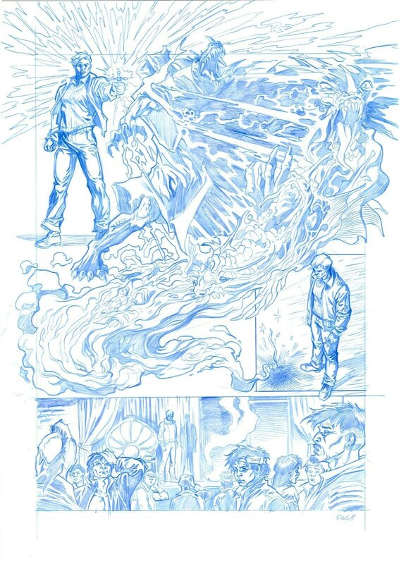 José María Casanovas, John Sinclair chasseur de spectres - Original art