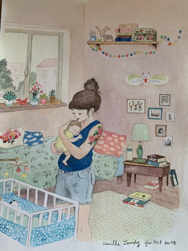 Je t'aimerai by Camille Jourdy - Original Illustration