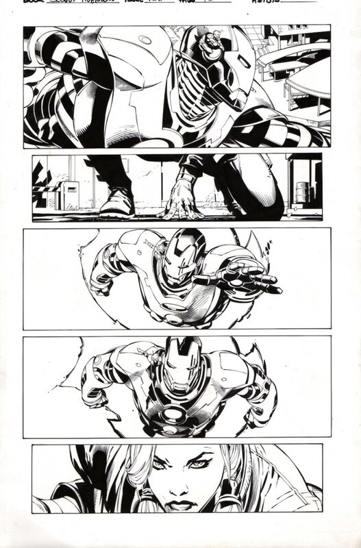 Scot Eaton, Jaime Mendoza, Scot Eaton: Secret Avengers 12 - Planche originale