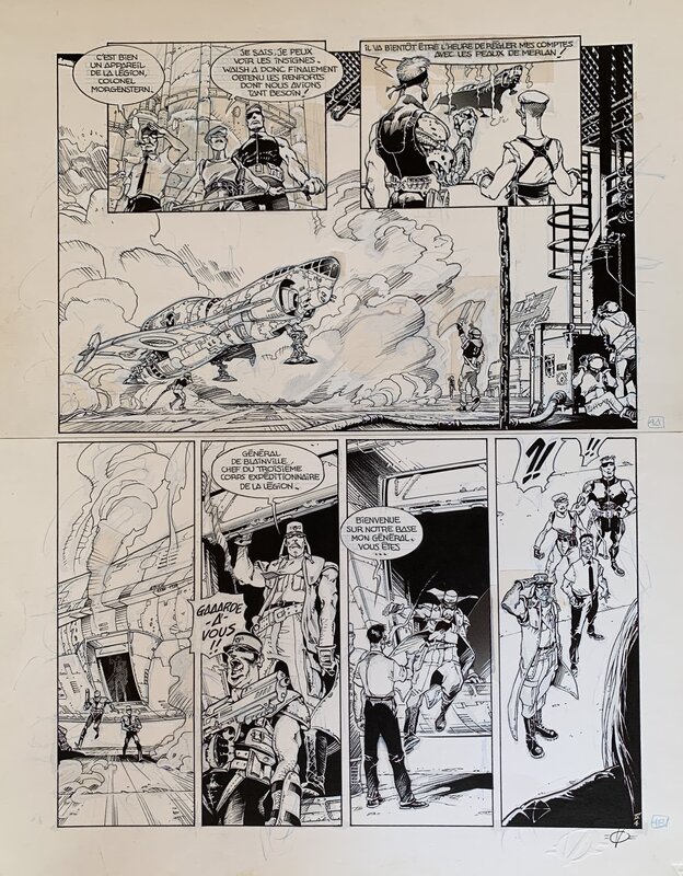 En vente - Aquablue par Olivier Vatine - Planche originale En vente - Aquablue par Olivier Vatine - Planche originale