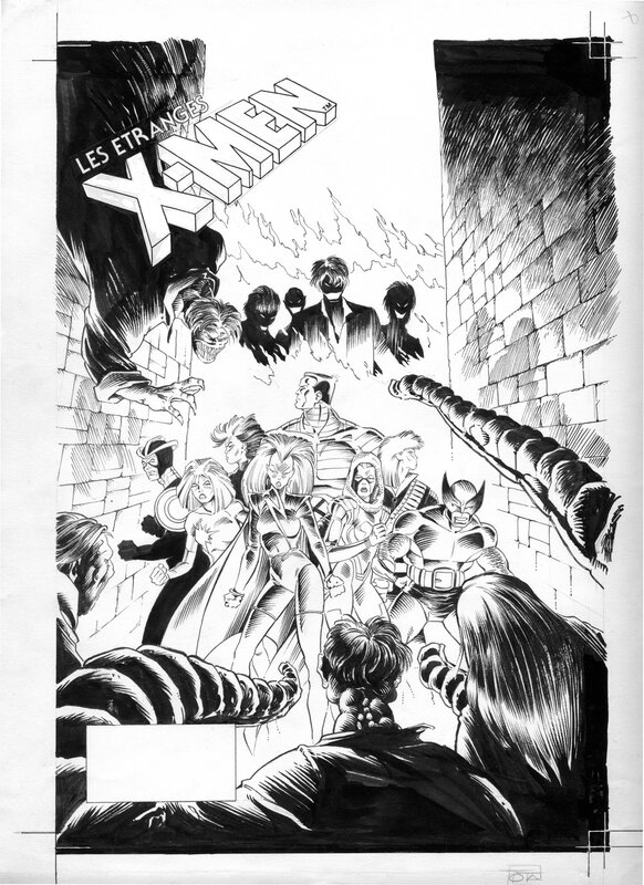 Couverture les étranges X-men (le retour des brood) de Ciro Tota - Comic Strip