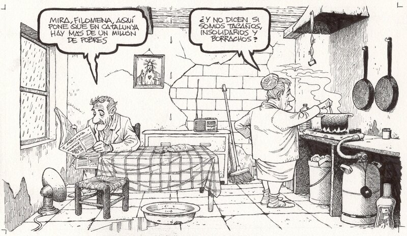 Les riches by Enrique Ventura - Comic Strip