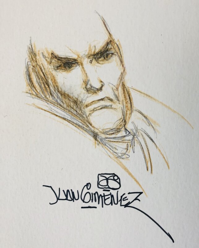 Juan Giménez, Dessin original du Méta-Baron - Sketch