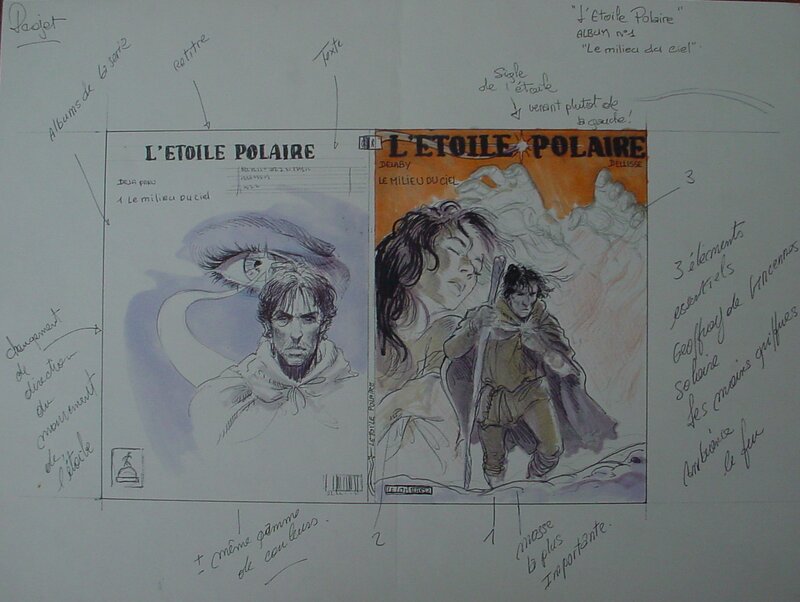 Philippe Delaby, Essai de couverture Etoile Polaire - Œuvre originale