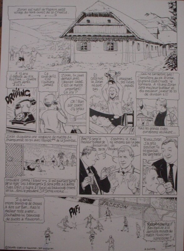 Philippe Delaby, Royale Excelsior Mouscron - Comic Strip