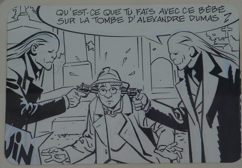 Un case de planche by Alain Dodier - Comic Strip