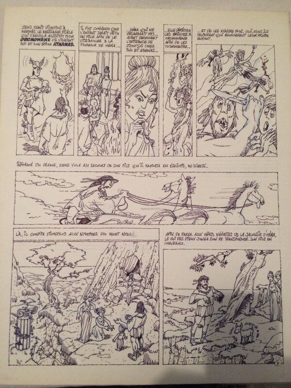 Georges Grammat, Mythologie par les bulles - Comic Strip