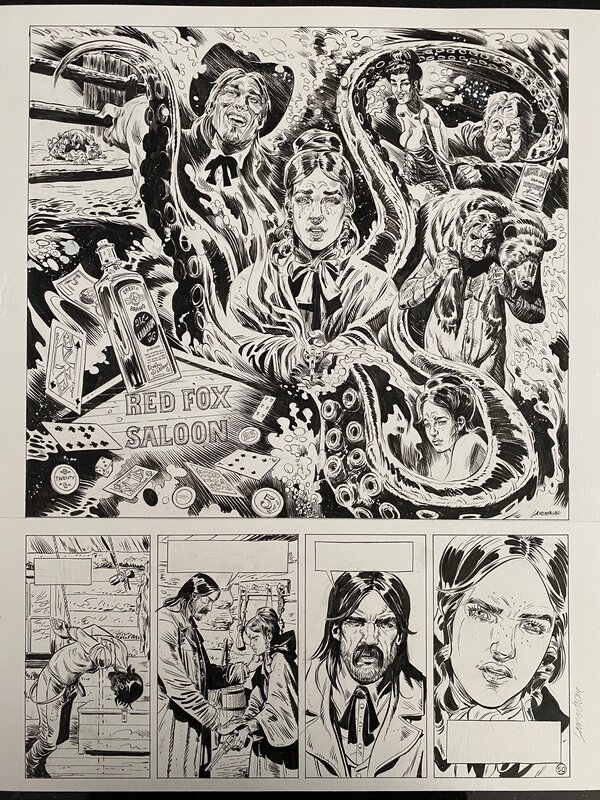 Wild West 1 par Jacques Lamontagne - Planche originale