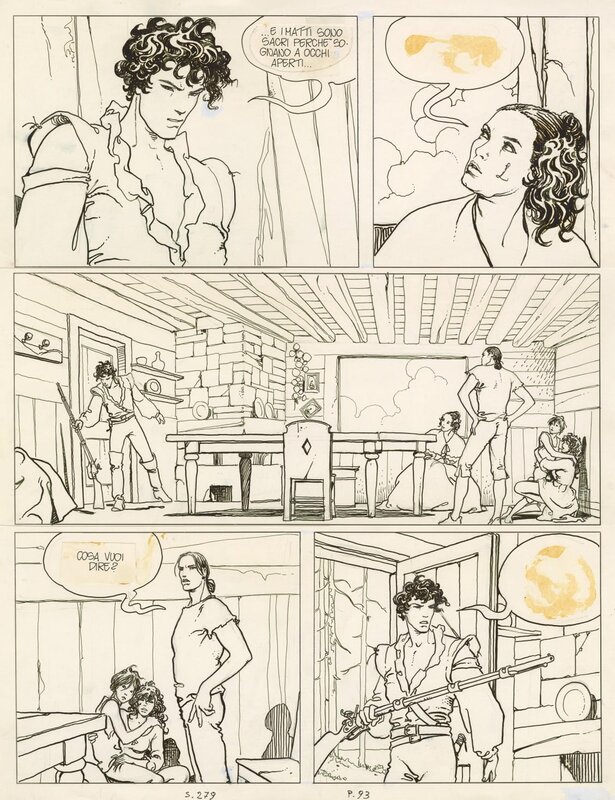 Milo Manara, Un été indien, Planche 93 - Planche originale