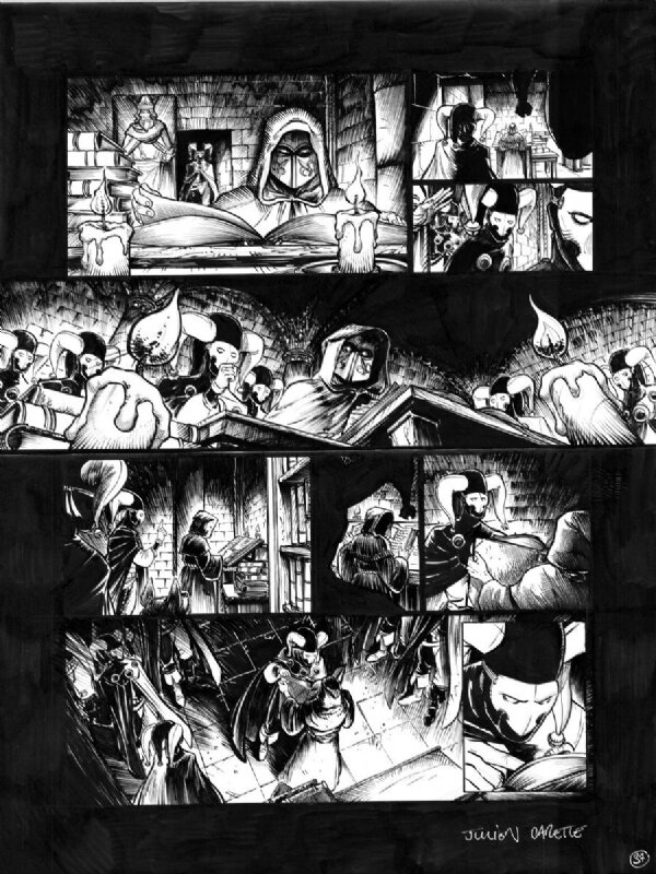 Julien Carette - Le Bourreau T3 p37 - Planche originale