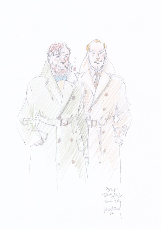 Blake et Mortimer par André Juillard - Sketch